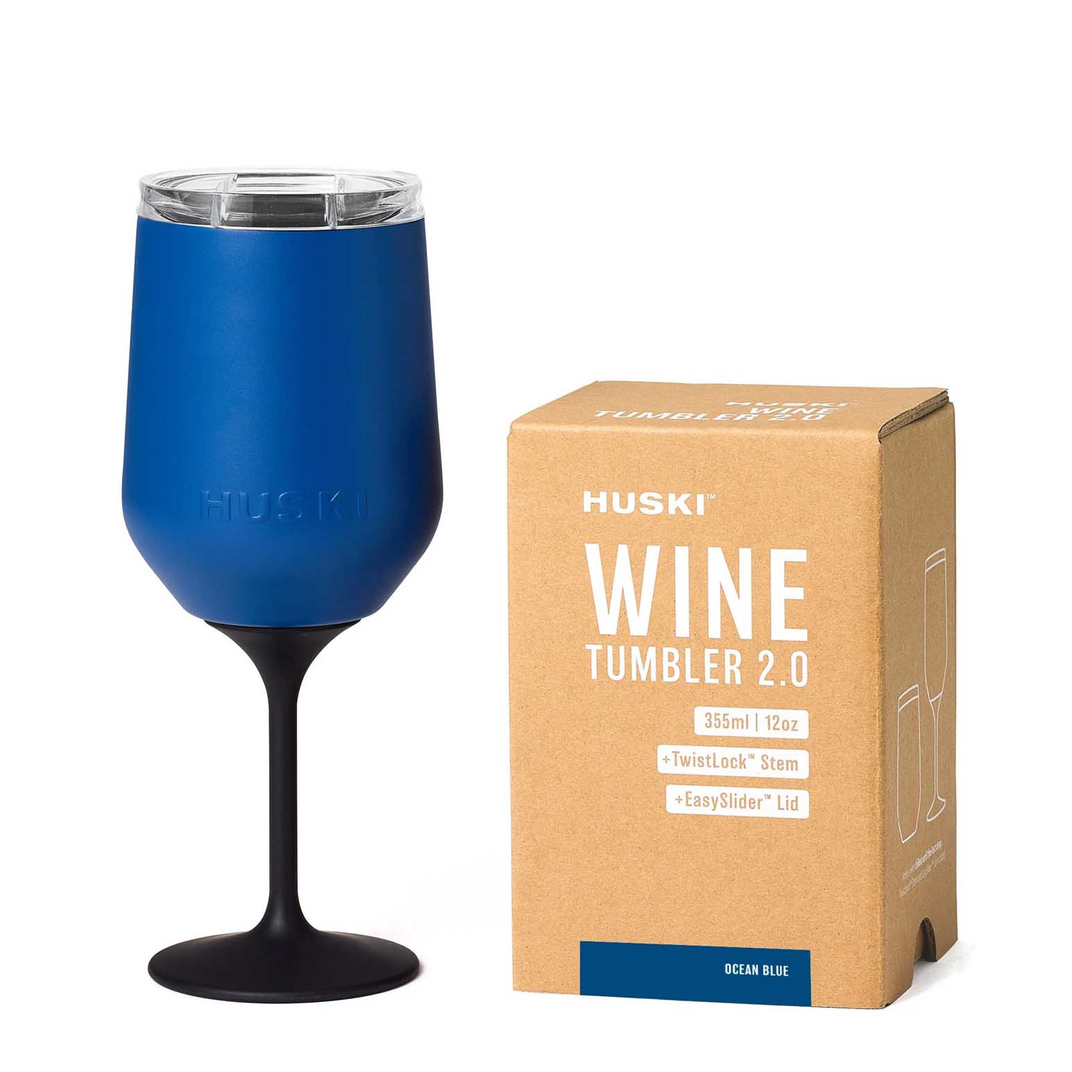 Huski Wine Tumbler 2.0 - Ocean Blue